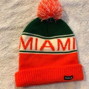 University of Miami beanie